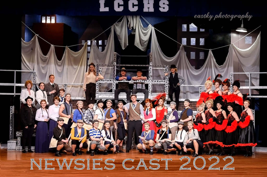 Picture of LCCHS Newsies Cast 2022